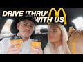 DRIVE 'THRU' WITH US | Drive around with me and the boyf ft a McDonald's mukbang xo