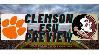Clemson Tiger Football at Florida State Football Preview