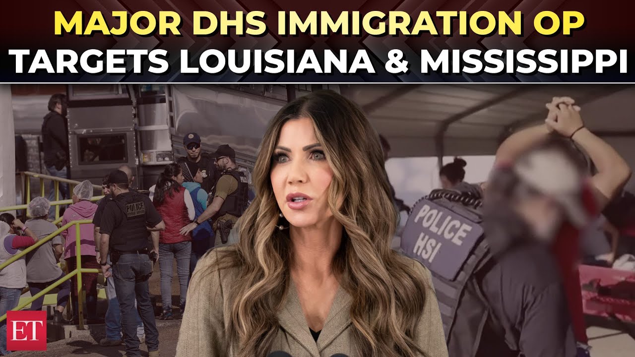 US Immigration Crackdown | ICE raids expand to Louisiana & Mississippi ...