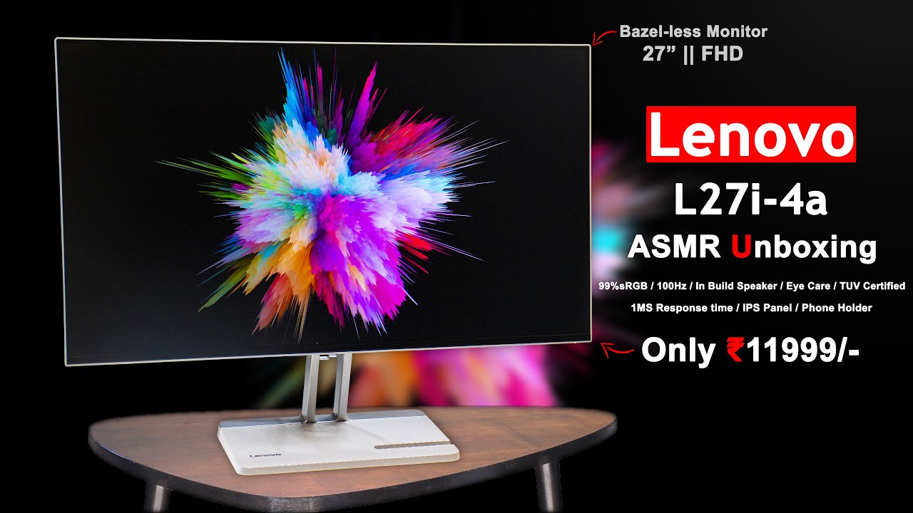 LENOVO L27i-4A, ASMR Unboxing, LENOVO L27i-4A,LENOVO L24i-4A 