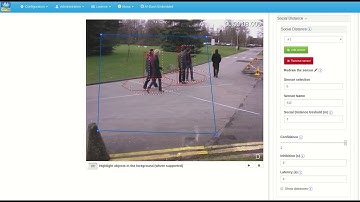 AI-CROWD-DEEP: how to evaluate the social distances
