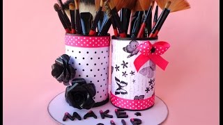 DIY Makeup brushes holder - ENG series