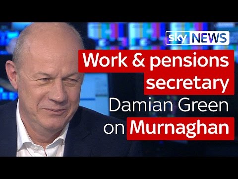 Work and pensions secretary Damian Green on Murnaghan