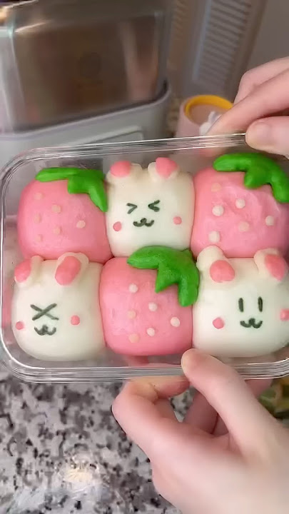 Roti Kukus Kelinci | Ide Makanan Paskah Terlucu 🐰🍓♥️