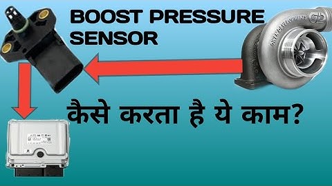HOW BOOST PRESSURE SENSOR WORKS?
