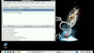MITM攻撃 ettercap - BackTrack 4 R2