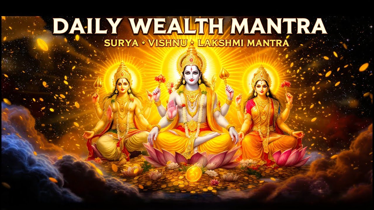 10 Minutes Daily | Surya Vishnu Lakshmi Mantra for Dhan, Samriddhi & Shanti