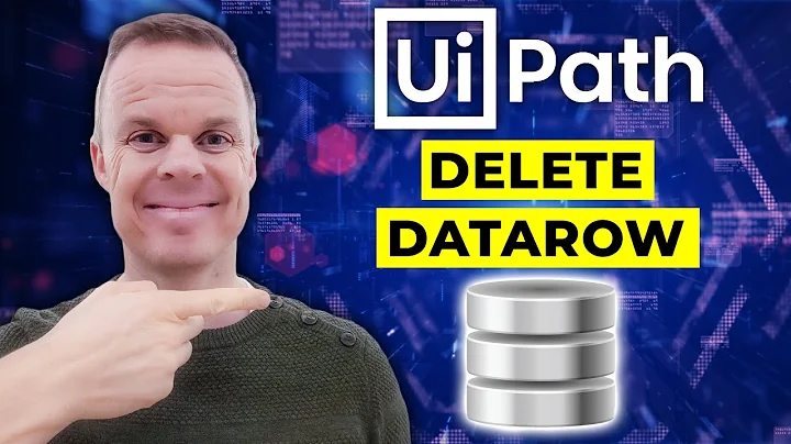 How to delete a DataRow from a DataTable in UiPath - Full Tutorial