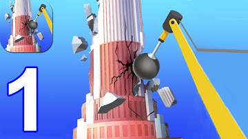 Destroy 3D - Gameplay Walkthrough Part 1 Levels 1-20 (Android, iOS)