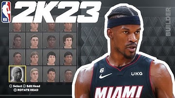 HOW TO MAKE YOUR MYPLAYER LOOK EXACTLY LIKE JIMMY BUTLER IN NBA2K23