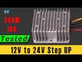 Review of XWST 12V to 24V  10A DC Waterproof 240W boost for boat, golf car etc