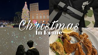 [VLOG] Christmas holidays in Rome 🇮🇹 | art gallery, presents and good food