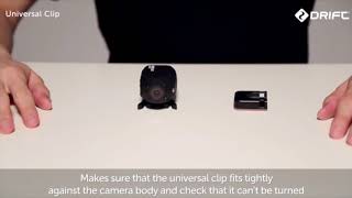 Learn How To Mount The Action Camera And Rotate The Lens