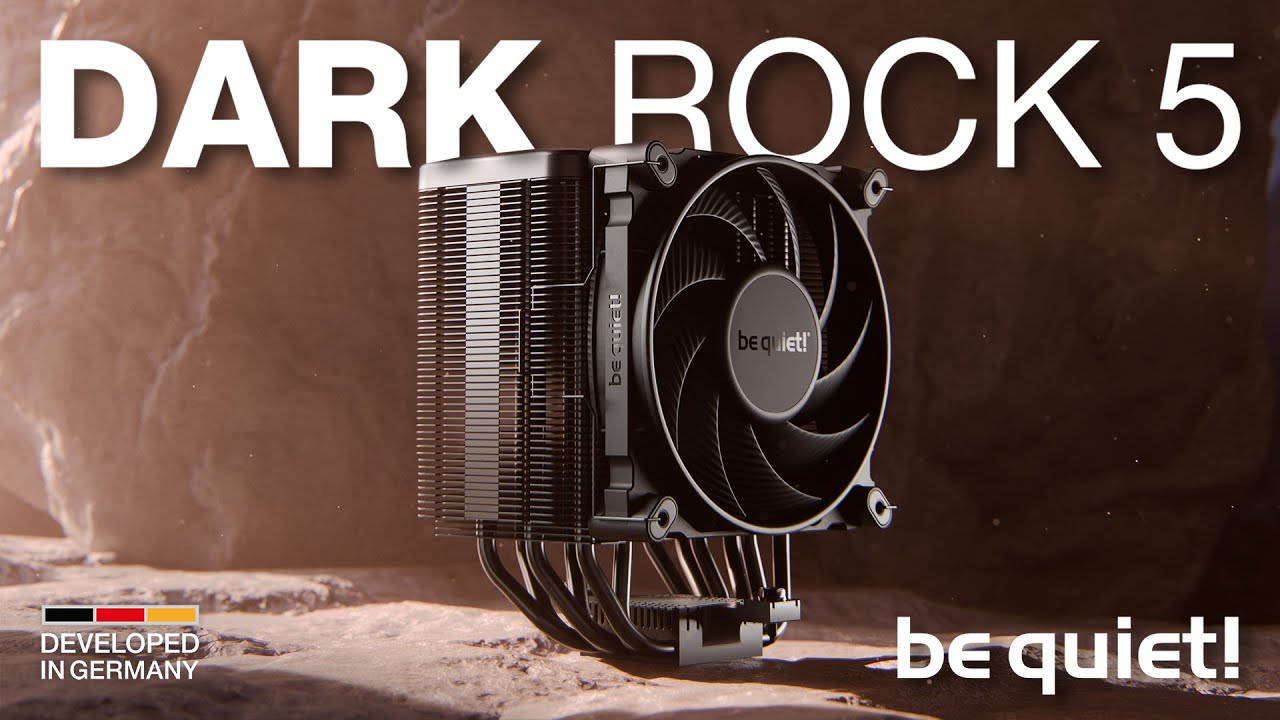 Be Quiet! Dark Rock 5 : Le Ventirad Silencieux Qui Déchire ! Compatible 12V, Noir Mat