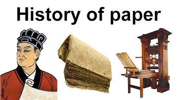 The invention of paper, and the history of paper making