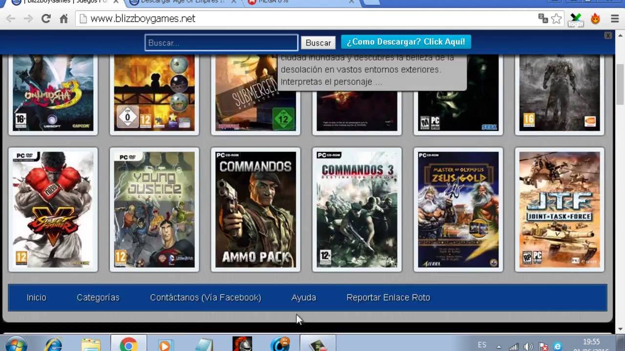 como descargar juegos para pc facil y rapido (2016 2017 ...