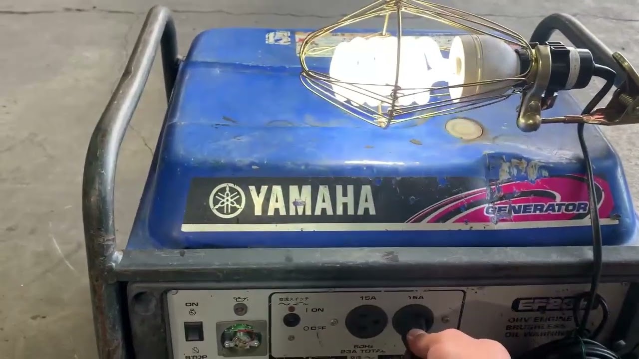 ヤマハ発電機EF23H60HZ西日本地域専用 YAMAHA/ヤマハ 発電機 EF23H 60HZ 西日本地域専用 ガソリンエンジン