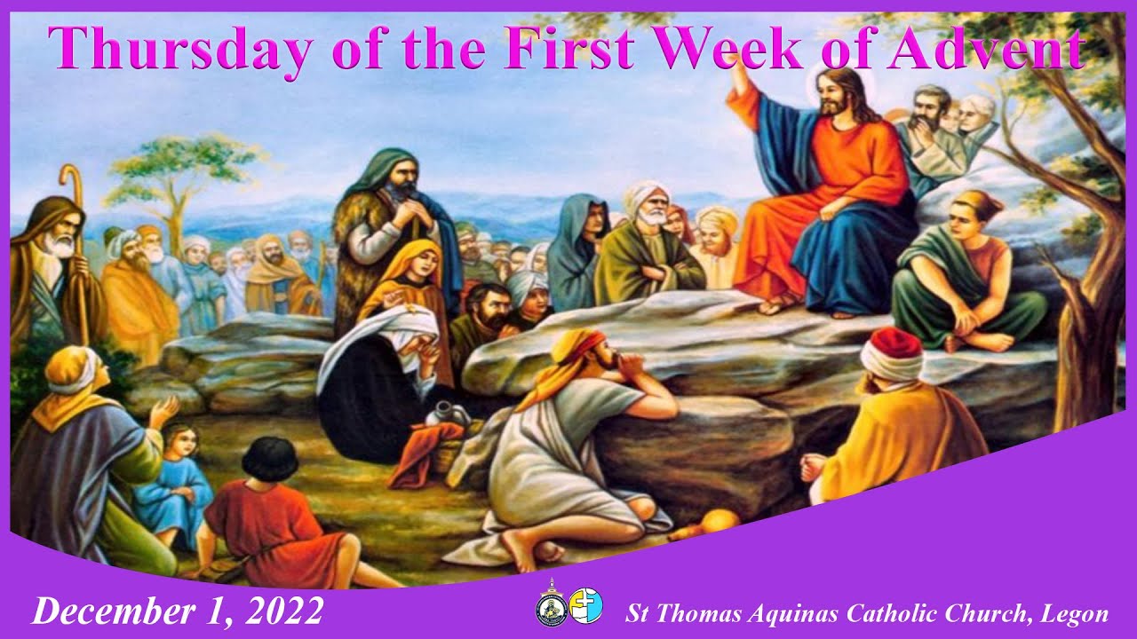 Thursday of the First Week of Advent(01/12/22) - YouTube