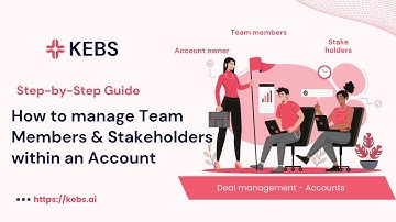 How to Manage Team Members of Accounts in KEBS Deal Management - Step by Step guide | PSA Tool |