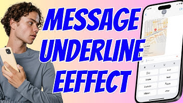 How To Send Message With Underline on iPhone
