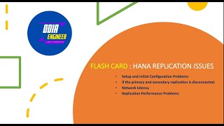 HANA Replication Issues and Troubleshooting | SAPBASIS | ODIA ENGINEER | HANA 2.0 By@odia_engineer