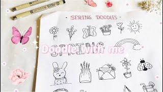 🌷Doodle with me | Easy Spring Doodle Ideas🌷