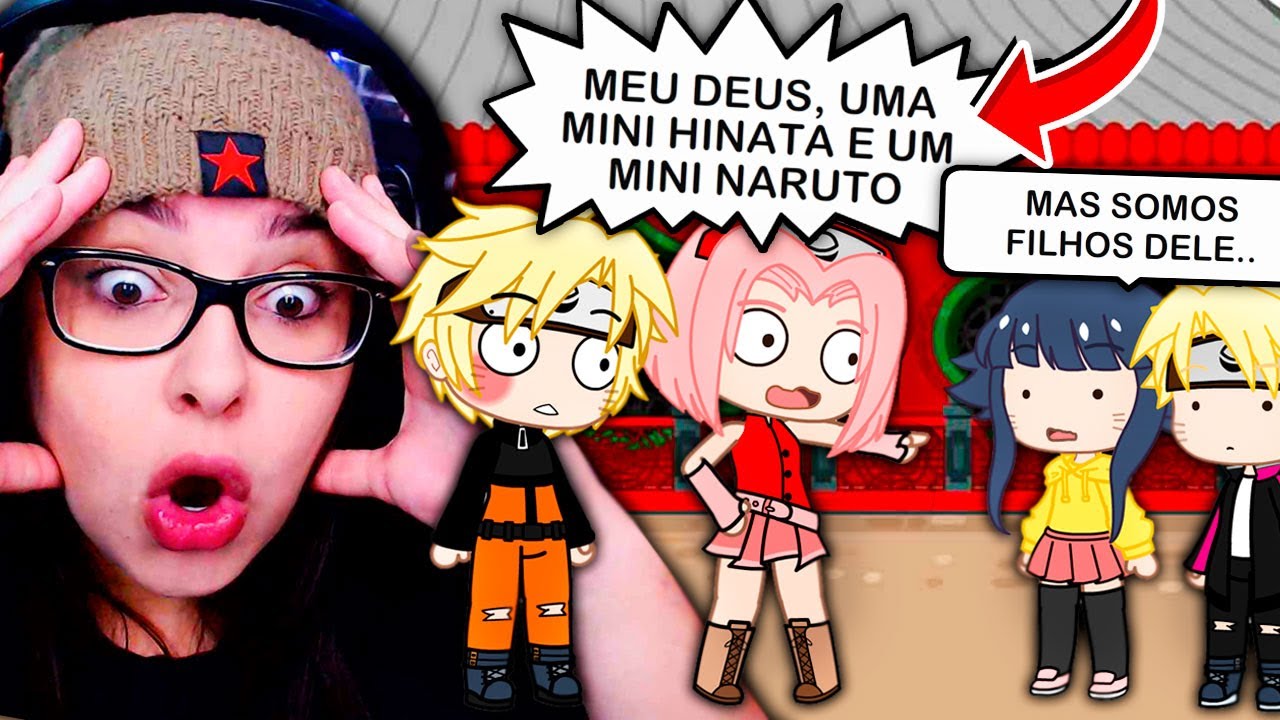 Mini Filme Gacha Life Naruto Boruto assustou a Hinata