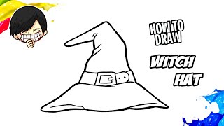 How to draw Witch Hat