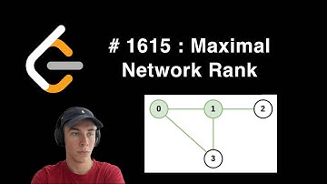 Maximal Network Rank | 1615 Leetcode | Python3
