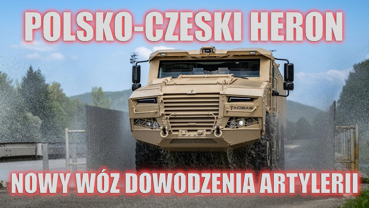 Polsko-czeski Heron 6x6 - nowy wóz dowodzenia dla polskiej artylerii.