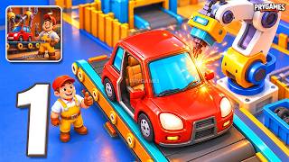 Car Factory Tycoon: Idle Sim - Gameplay Walkthrough Part 1 - Car Factory Shop (Android, IOS) screenshot 4