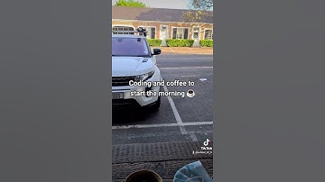 Code and coffee to start the morning. Become a software developer #schoolofit #reels #fyp #tiktok