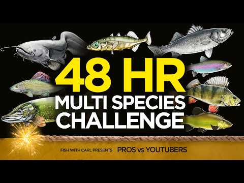 PROs VS YouTubers! How Many Can We Catch In 48hrs?