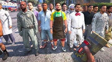 GTA 5 - Explosions vs NPC