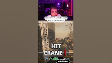 POV: YOU HIT A CRANE SHOT ❗❗| #callofduty #cod #mw3 #trickshot #shorts #twitch #live #subscribe