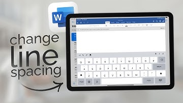 How to Change Line Spacing in Word on iPad (tutorial)