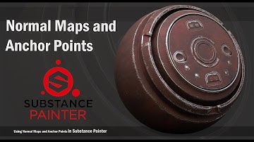 Using Normal Map and Anchor Points in substance painter