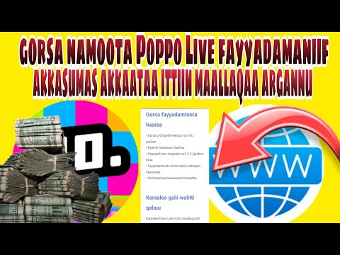 Gorsa Fi Akkata Ittin Maalaqa Arganu Poppoliveofficial Danimultimedia93 Sherefmediaaa