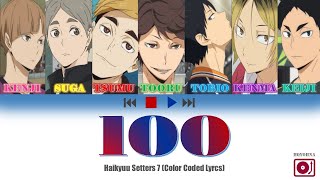 SUPER M 100 - HAIKYUU SETTERS || PRETTY SETTERS SQUAD (Color Coded Lyrics Han/Eng/가사)