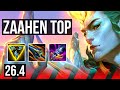 ZAAHEN vs MALPHITE (TOP) | KR Master | 26.4