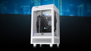 Распаковка и обзор корпуса Thermaltake The Tower 100 Snow Edition (2160р 4К)