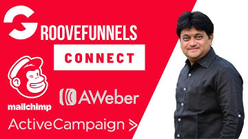 How to integrate mailchimp, active campaign, aweber and connect with groovefunnels, groovepages 2021
