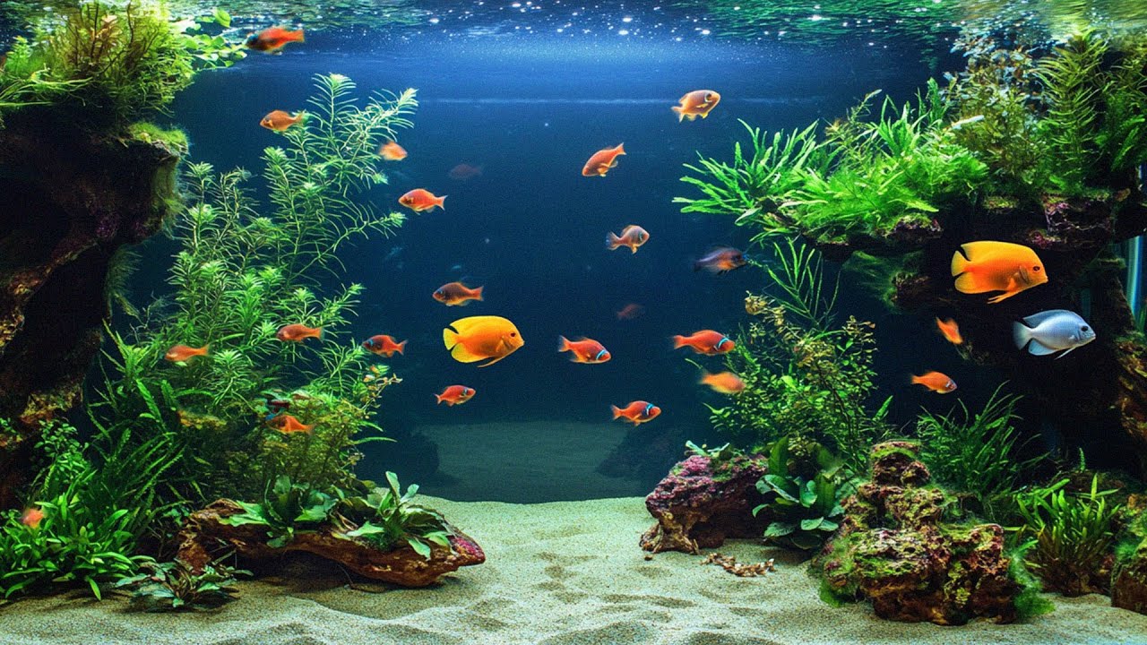 Photo inspiration: Visual Reference: Peaceful Aquarium Views Relaxing Water Sounds To Relieve Stress