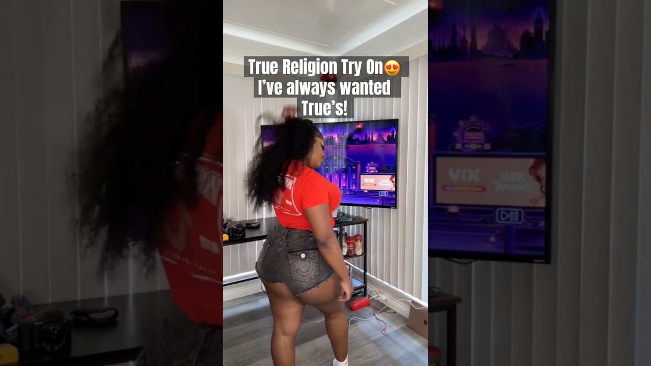 True Religion Baddie! 😍 Do you own a pair!? 👀 #truereligion #trending #haul #grwm #fyp