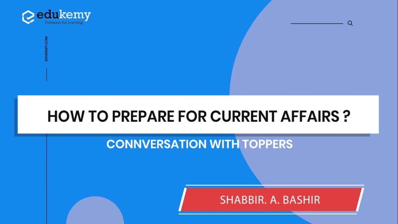 How to prepare current affairs? YouTube