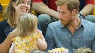 Prince Harry's Popcorn Swiped By Young Girl | Prince Harry's popcorn swiped by toddler