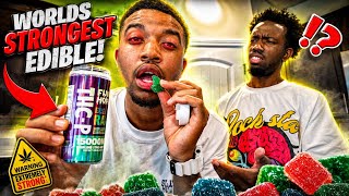 EATING THE WORLDS STRONGEST EDIBLES To Get My Brother REACTION...