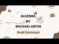 Algebra by michael artin