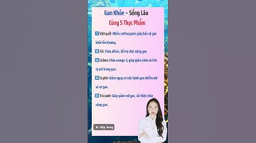 Gan Khỏe Sống Lâu Cùng 5 Thực Phẩm! |DrDiệpDung #gan #shorts