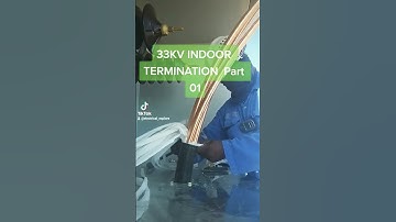 Cold shrink 33kv HV cable Termination. #currenttransformer #electricalengineering